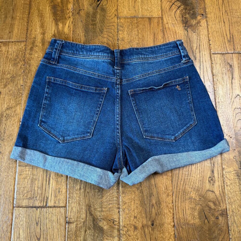 Lot of 2 Shorts True Craft Mid-Rise Shorty Stretch Denim Cuffed Women’s Sz 6 - Picture 6 of 9